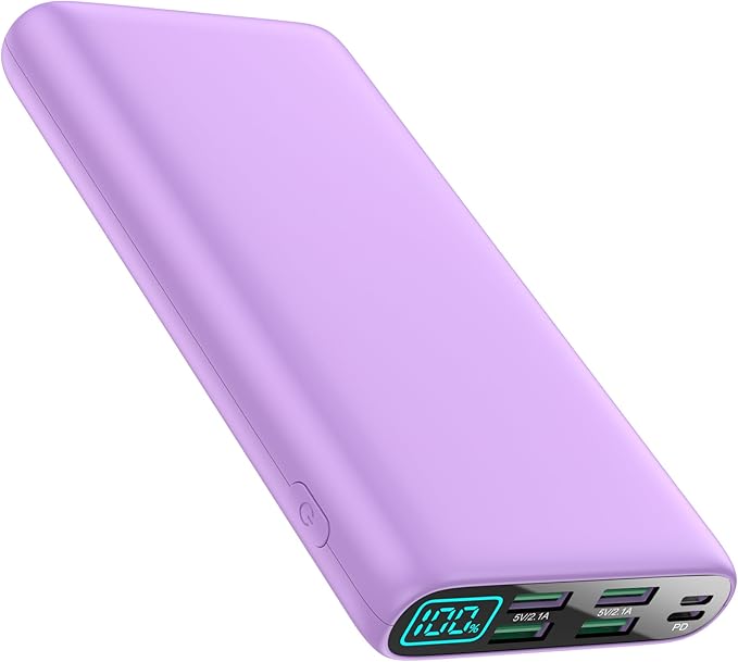 Portable Charger 38800mAh, LCD Display Power Bank, 5 USB Outputs Battery Pack by RGVOTA