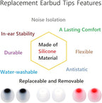 Earbud Silicone Ear Tips Replacement Earbuds Gels - Image 6