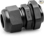 PENGLIN Cable Glands 1/2" NPT Nylon Cable Connector, Strain Relief Cord by PENGLIN