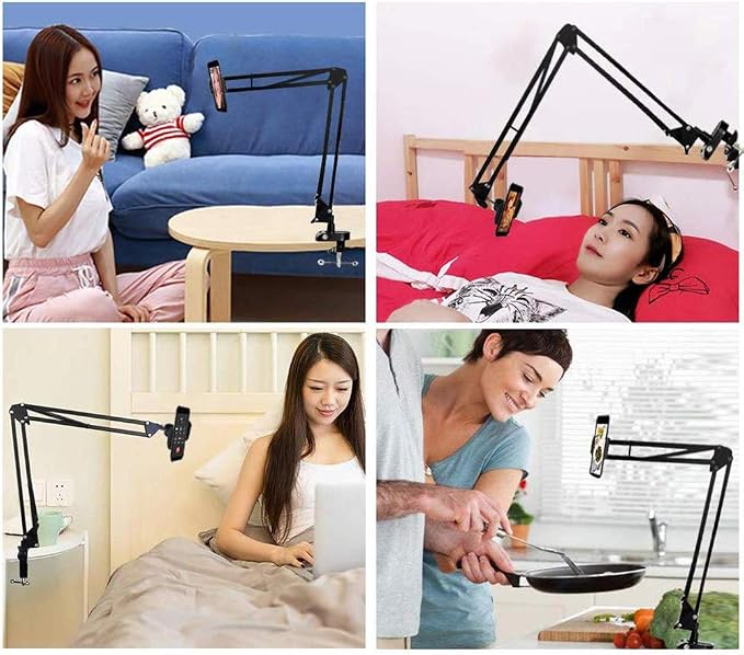 Overhead Tripod Mount for Camera Webcam Ring Light, Flexible Over Head Arm for - Image 6