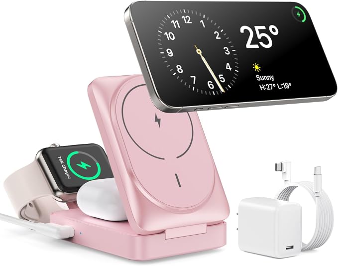 3-in-1 Wireless Charger Charging Station by APHUWJ