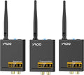YMOO 3 in 1 2.4Ghz Wireless Audio Transmitter and Receiver, 2 Receivers by YMOO