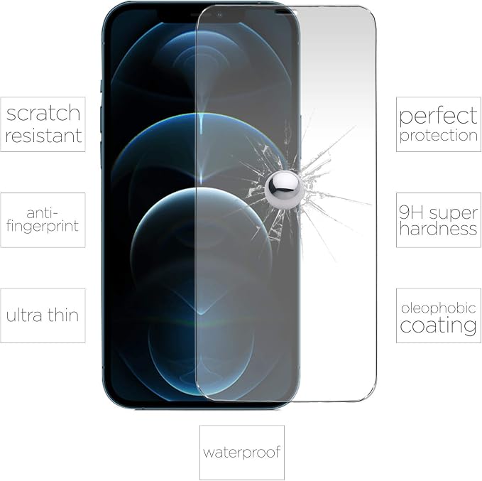 iPhone 12 Pro Max Tempered Glass Screen Protector - Image 3