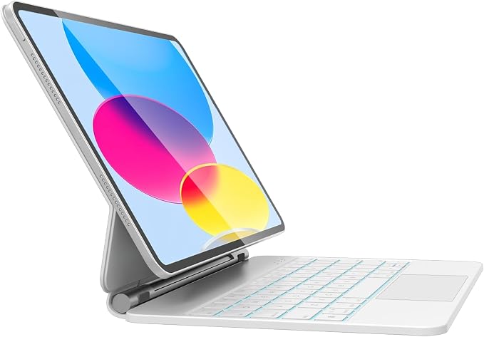 Keyboard Case for iPad 11th and iPad 10th Generation, Magic Keyboard for ipad by Otuoor