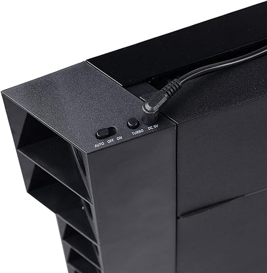 Linkhood Cooling Fan for PS4, USB External Cooler 5 Fan Turbo Temperature - Image 6