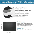 Laptop Pad Protection, Heat Shielding Laptop Pad EMI Blocker Lap Desk, - Image 3