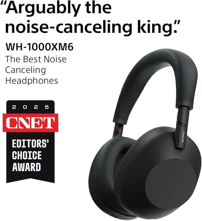 Sony WH-1000XM6 The Best Wireless Noise Canceling Headphones, HD NC Processor - Image 5