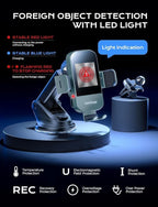 Wireless Car Charger, 15W Fast Charging Auto Clamping Car Charger Phone Mount - Image 9