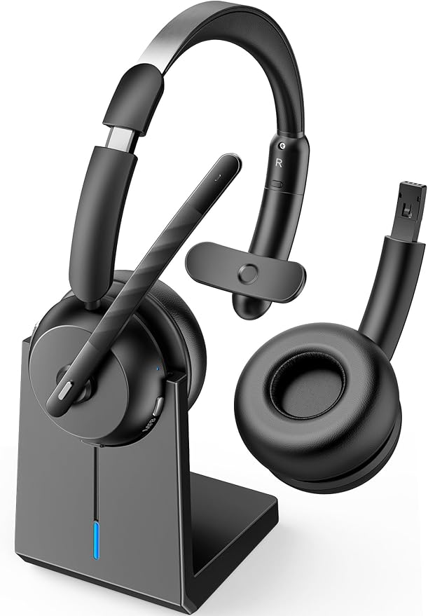 COSMUSIS Wireless Headset with Mic by COSMUSIS