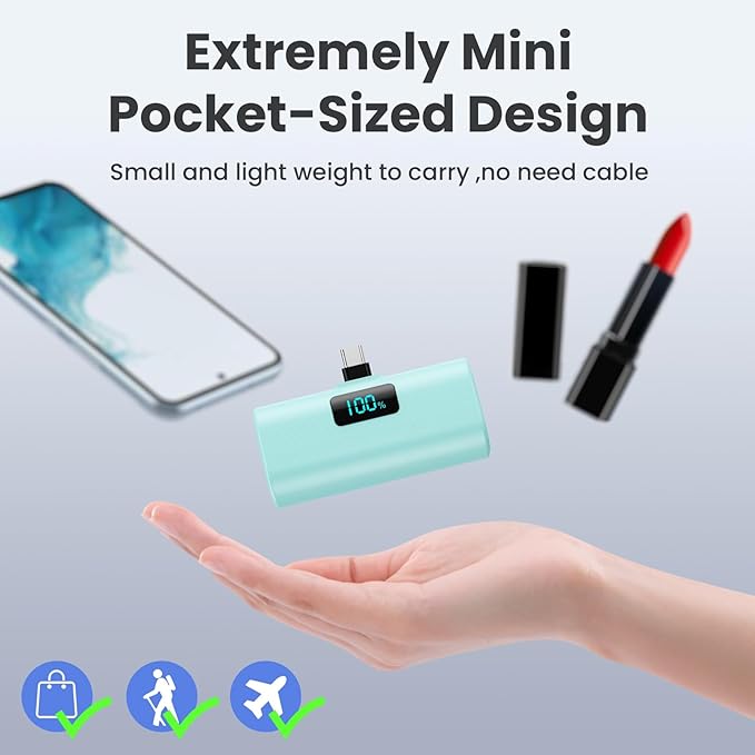 Portable Charger for iPhone 17/16/15 Series, 5200mAh PD USB C Power Bank - Image 6