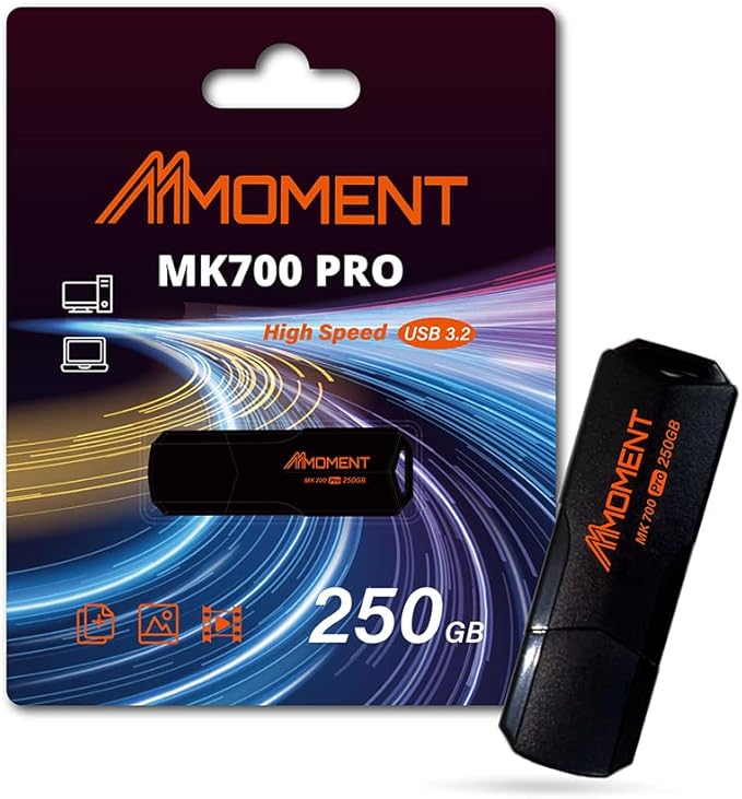 MMOMENT MK700 250GB USB 3.2 Gen2x1 Flash Drive, Read Speed up to 600MB/s - Image 9