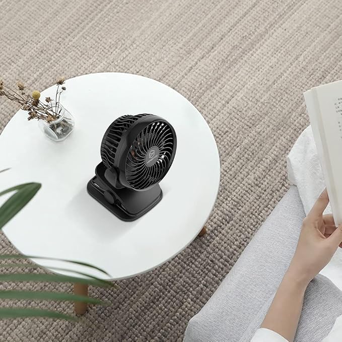 Shinebella AA Battery Powered Clip on Fan - Image 9