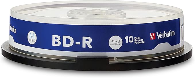 Verbatim M DISC BD-R 25GB 4X Lifetime Archival White Inkjet Hub Printable Blank - Image 3