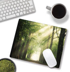 Hokafenle Mouse Pad, Natural Forest Mouse Pad, Rectangle Mouse Mat Square - Image 4
