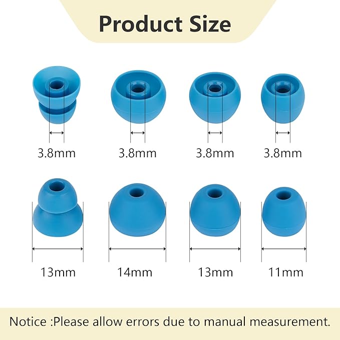 Ear Bud Covers Silicone Replacement Earbud Tips Compatible - Image 2
