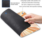 Mouse Pad, Modern Abstract Mouse Pad, Waterproof Mouse Mat Square Boho Mousepad - Image 6