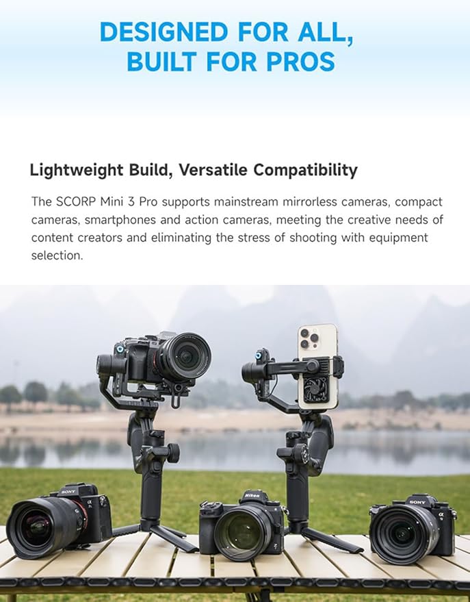 FeiyuTech SCORP Mini-3-Pro Gimbal Stabilizer - Image 2
