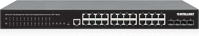 Intellinet 28-Port L2+ Fully Managed PoE+ Switch - - Image 7