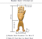 Hand Model, Wood Hand for Nails, Drawing Wooden Hand, Wooden Mannequin - Image 4