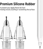 Replacement Tips for Apple Pencil, Upgraded Mix iPencil Tip for iPad Pro/USB-C - Image 3
