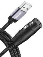 DUKABEL USB Microphone Cable, Upgraded XLR to USB-A Cable by DuKabel