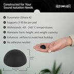 Silicone Speaker Isolation Feet – Non-Skid Adhesive Pads - Image 4