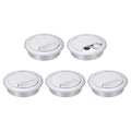 uxcell 5 Pcs 60mm Desk Grommet, Plastic Cable Hole Cover, Wire Cord Cable by uxcell