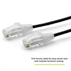 TRUECABLE Cat6 Component Rated Patch Cable, Unshielded, 28AWG Solid Copper - Image 3