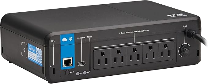 Tripp Lite Cloud-Connected 850VA UPS Battery Backup and Surge Protector by TrippLite
