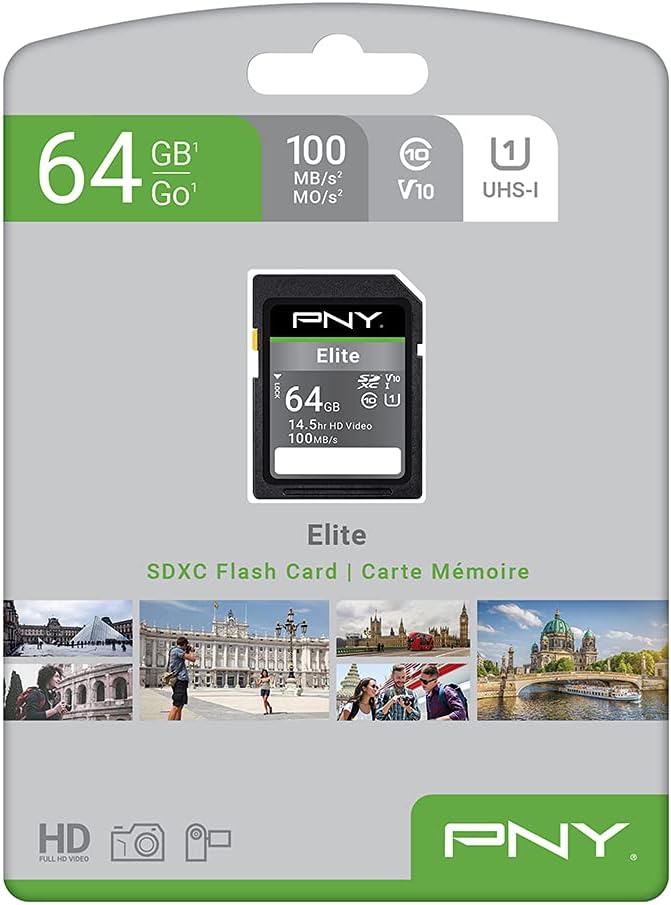 PNY 64GB Elite Class 10 U1 V10 SDXC Flash Memory Card - Image 9