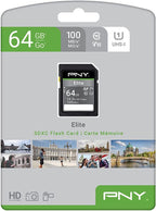 PNY 64GB Elite Class 10 U1 V10 SDXC Flash Memory Card - Image 9