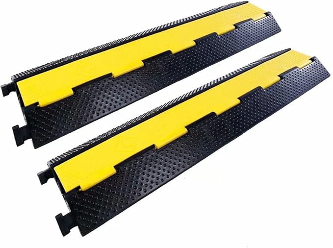 Rubber Cable Ramp Cord Cover Cable Protector Ramps Wire Hose Protective 2 by YONSHENG