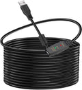 LDKCOK 30FT Active USB Extension Cable 2.0 Male to Female by LDKCOK