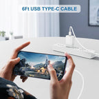 Type C Charger, 2 Pack 25W PD USB C Wall Charger Super Fast Charging Block & - Image 7