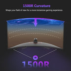 Z-Edge 27 inch Curved Gaming Monitor, FHD 1080P 300Hz 240Hz PC Monitor - Image 5