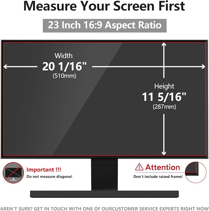 23 Inch Computer Privacy Screen Shield - Image 2