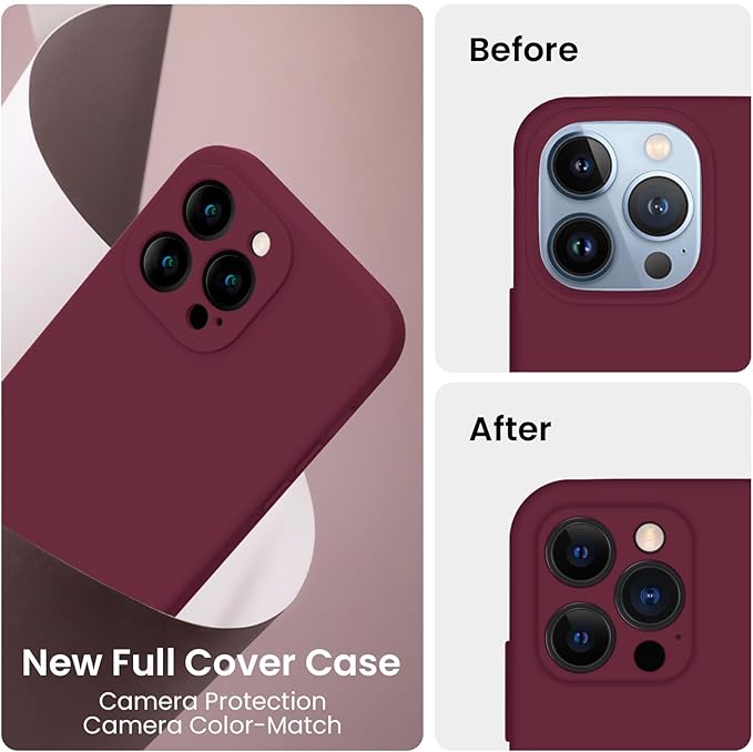 FireNova Designed for iPhone 13 Pro Case, Silicone Upgraded Phone Case with - Image 3