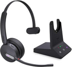 Yealink WH64 Teams Mono DECT & Bluetooth Wireless Headset, 606ft Range by RedefineYourWorkplace
