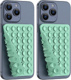 2PACK Silicone Double Sided Suction Phone Case Mount, Detachable Hands Free & by CMZZ