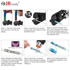 JRready ST6385-16-50 MiniSeal Crimp Splice 50Sets Blue Butt Splice Connectors - Image 6