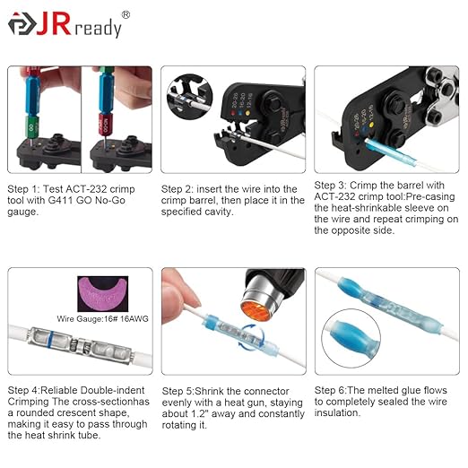 JRready ST6488-12-100 M81824/1 Series Waterproof Heat-Shrinkable Splice Kit - Image 7