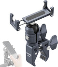 Riding Phone Clip Kit, Dual Knob Single Socket Arm and Aluminium Handlebar Base by Unknown