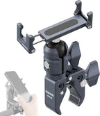 Riding Phone Clip Kit, Dual Knob Single Socket Arm and Aluminium Handlebar Base by Unknown