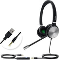 Yealink UH36 Professional USB Headset, Wired Headphones by RedefineYourWorkplace