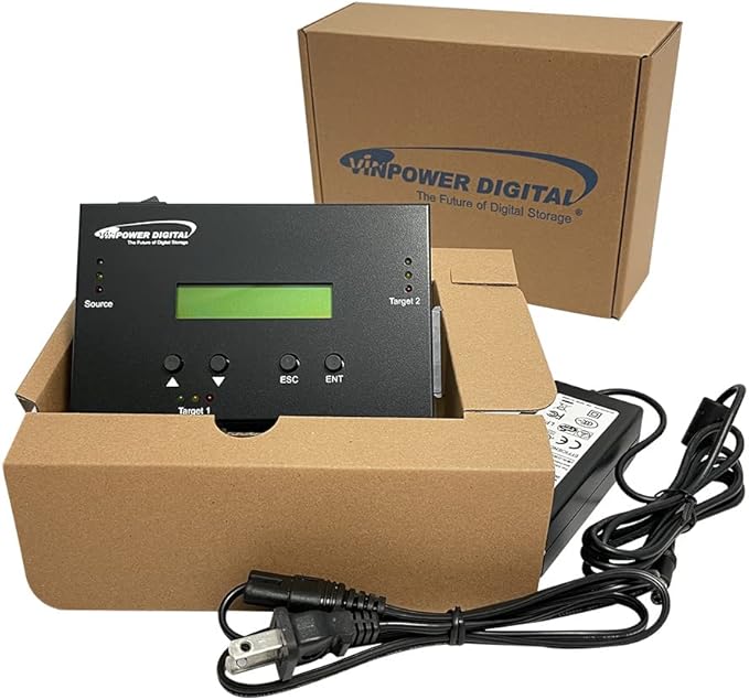 Vinpower 1 to 2 SATA 2.5" & 3.5" Hard Disk Drive/Solid State Drive Clone - Image 3
