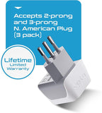 Ceptics Italy Travel Plug Adapter, Chile Plug Adapter - Image 6