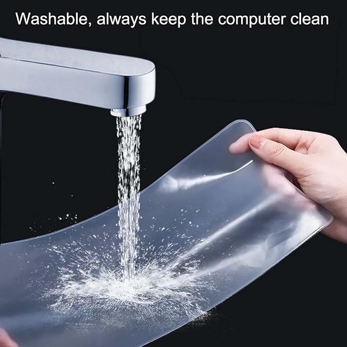 Universal Clear Desktop Computer Keyboard Protection Skin Protector Cover - Image 6