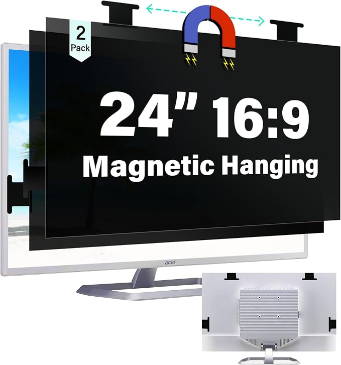 Magnetic 24 Inch Computer Privacy Screen by MaoYeye