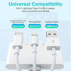 5-in-1 iPhone Memory Card Reader, USB OTG Adapter & SD/TF Card Camera Viewer - Image 4