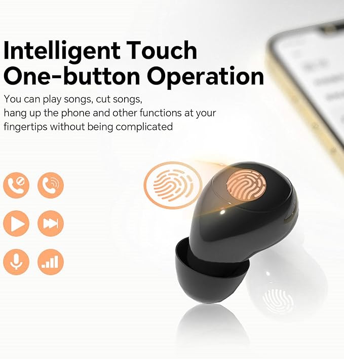 Invisible Mini Earbuds Wireless Bluetooth, Low Profile Micro Smallest Tiny - Image 7